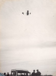 France Buc Aviation Farman Biplane in Flight old Photo 1910