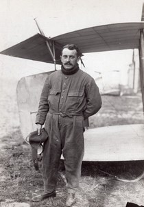 France Buc Aviation Fourny Maurice Farman Biplane old Rol Photo 1911