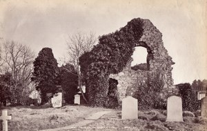 Scotland St Fillan's Forgan Church Ruins old James Valentine Photo 1880