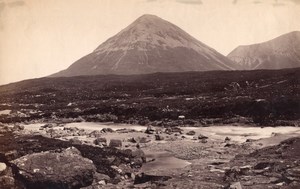 Scotland Skye Glamaig Glen Sligachan old James Valentine Photo 1880