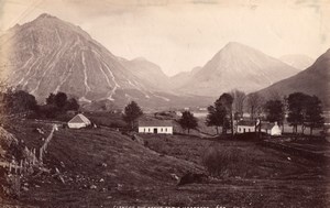 Scotland Glencoe the Scene of the Massacre old James Valentine Photo 1880