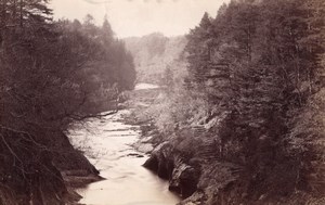 Scotland The Esk from Gannochy Bridge old James Valentine Photo 1880