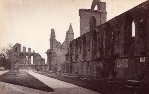 Scotland Arbroath Abbey Ruins old James Valentine Photo 1880