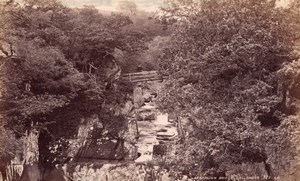 Scotland Callender Bracklinn Falls Bridge old James Valentine Photo 1880