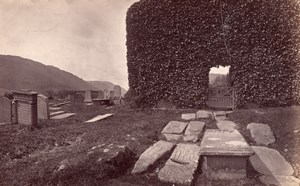 Scotland Balquhidder Rob Roy's grave old James Valentine Photo 1880