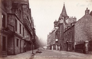 Scotland Edinburgh Tolbooth & Cannongate old James Valentine Photo 1880