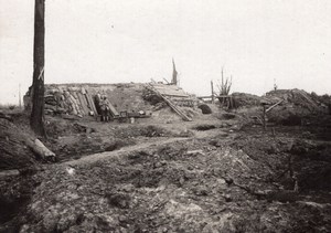 Belgium Bois 37 Bois 16 Shelters Camouflage Caporal Lombart WWI old Photo 1917