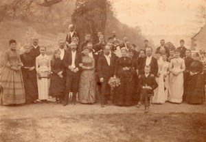 Group Photo Family Reunion? Old Photo circa 1900