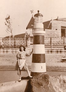 London Wembley British Empire Exhibition Treasure Island Lighthouse Photo 1925