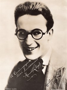 Actor Harold Lloyd Portrait old Cinemagazine Promo Photo circa 1920