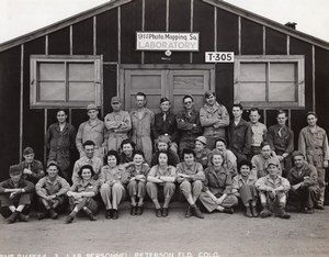 USA Peterson Field 91st Photographic Mapping Squadron Lab old Photo 1944