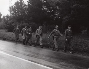 California US Marine Corps Reserve Saratoga to San Bruno Hike old Photo 1963