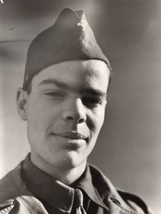 WWII US Army New Recruit Birks Erskine Military old Photo 1942
