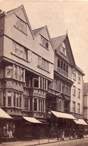 United Kingdom Exeter High Street Shops old Bedford? Photo 1890