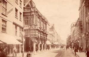United Kingdom Exeter High Street Guildhall old Photo 1890