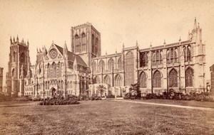 York Minster from South & Towers Old James Valentine Photo 1890