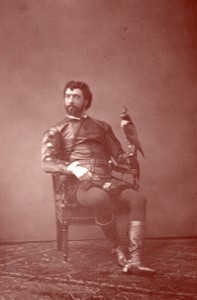 London Theatre Stage Actor William Hunter Kendal Count Federigo old Photo 1880