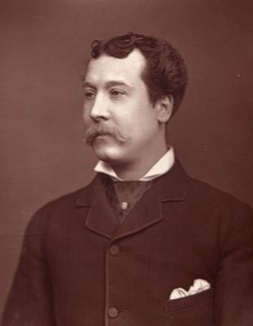 United Kingdom Theatre Stage Actor Charles Warner old Photo 1880