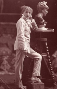 United Kingdom Theatre Stage Actress Sarah Bernhardt old Photo 1880