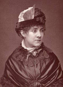 United Kingdom Theatre Stage Actress Lottie Venne old Photo 1880