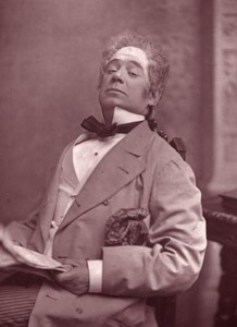 London Theatre Stage Actor JL Toole Barnaby Doublechick old Photo 1880
