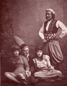 Stage Actors Nellie Farren Edward Terry Kate Vaughan Edward Royce old Photo 1880