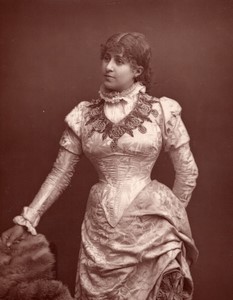United Kingdom Theatre Stage Actress Marie De Grey Desdemona  old Photo 1880