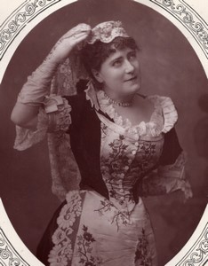 United Kingdom Theatre Stage Actress Ada Cavendish old Photo 1880