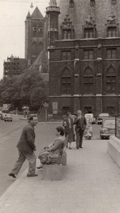 Belgium Ghent Raadskelder Building Brewery? old Amateur Photo 1950's #1