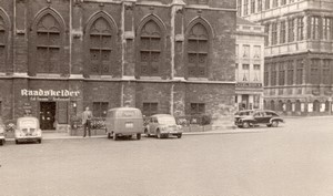 Belgique Gand Gent Brasserie? Raadskelder Ancienne Photo Amateur 1950's #2