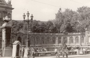 Belgium Royal Palace of Brussels Guards old Amateur Photo 1950's