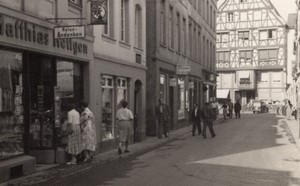 Germany Bernkastel Street Scenes Shops old Amateur Photo 1950's #6