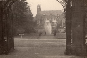 Netherlands Zeist? Park Gate Church? old Amateur Photo 1950's