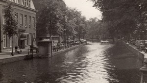 Netherlands Amsterdam Canal old Amateur Photo 1950's