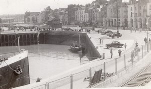 France Dieppe Harbour Seafront old Amateur Photo 1950's