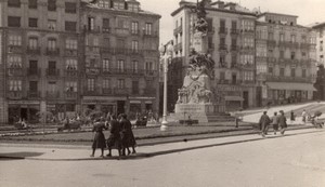 Spain Battle of Vitoria Monument old Amateur Photo 1950's