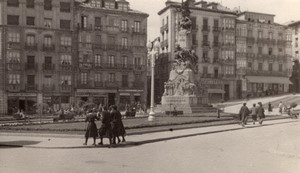 Spain Battle of Vitoria Monument old Amateur Photo 1950's