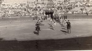 Spain Valencia Bullfighting arena old Amateur Photo 1950's #1