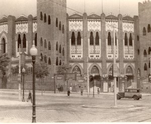 Spain Barcelona Plaza de Toros Monumental old Amateur Photo 1950's