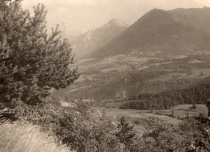 France Gap countryside Mountain old Amateur Photo 1950's