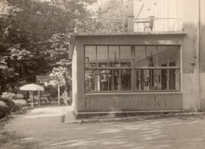 France Gap Restaurant Terrace old Amateur Photo 1950's