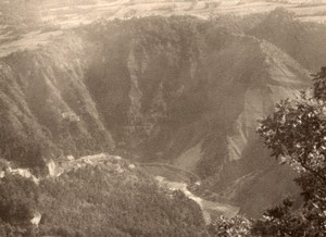 France Alps near Gap Mountain old Amateur Photo 1950's