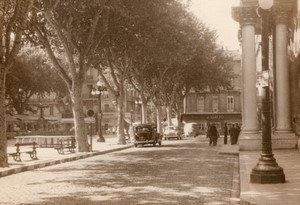 France Avignon Place de l'Hotel de Ville Magasin J. Gatto Ancienne Photo Amateur 1950's