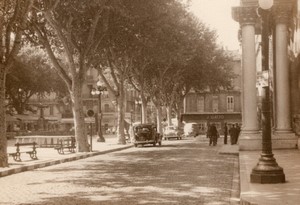 France Avignon Place de l'Hotel de Ville old Amateur Photo 1950's