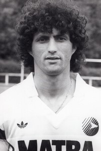 France Joueur de Football Rubén Umpiérrez Matra Racing Ancienne Universal Photo 1988