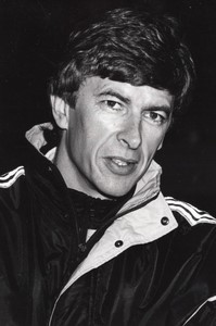 France Football Soccer Coach Arsène Wenger AS Monaco Old Universal Photo 1991
