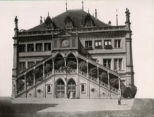 Switzerland Bern City Hall Facade Rathaus Hotel de Ville Old Photo 1890