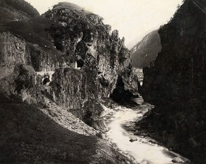 Switzerland Airolo Stalvedro River Old Photo Sommer 1890