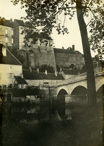 France Haute-Saône Pesmes Medieval Town Wall Old Photo Arquinet 1896