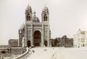 France Marseille Cathedral Cathédrale Sainte-Marie-Majeure Photo Jusniaux 1895